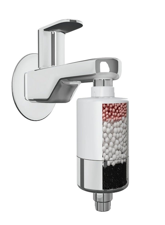 WaterScience CLEO Shower and Tap Filter for Hard Water | Hard Water Filter with Metal Adaptors - Image 1